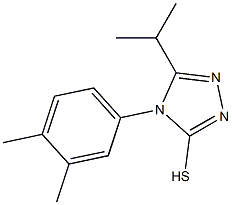 4-(3,4-dimethylphenyl)-5-(propan-2-yl)-4H-1,2,4-triazole-3-thiol Structure