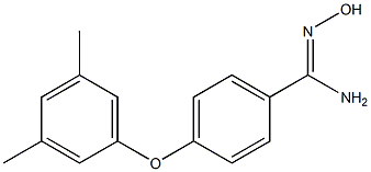 4-(3,5-dimethylphenoxy)-N'-hydroxybenzene-1-carboximidamide