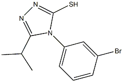 4-(3-bromophenyl)-5-(propan-2-yl)-4H-1,2,4-triazole-3-thiol