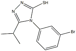  4-(3-bromophenyl)-5-(propan-2-yl)-4H-1,2,4-triazole-3-thiol