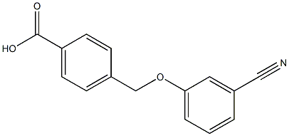 4-(3-cyanophenoxymethyl)benzoic acid