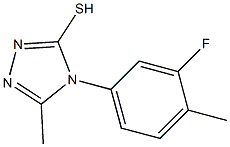 4-(3-fluoro-4-methylphenyl)-5-methyl-4H-1,2,4-triazole-3-thiol