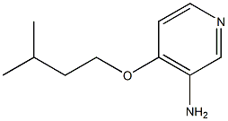4-(3-methylbutoxy)pyridin-3-amine Structure