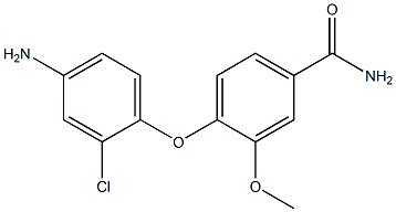 4-(4-amino-2-chlorophenoxy)-3-methoxybenzamide