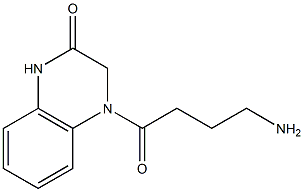 4-(4-aminobutanoyl)-1,2,3,4-tetrahydroquinoxalin-2-one