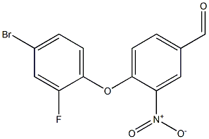  4-(4-bromo-2-fluorophenoxy)-3-nitrobenzaldehyde