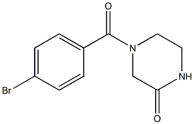  4-(4-bromobenzoyl)piperazin-2-one