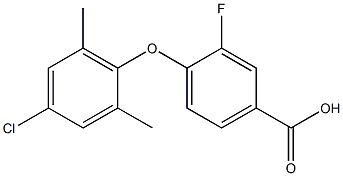 4-(4-chloro-2,6-dimethylphenoxy)-3-fluorobenzoic acid