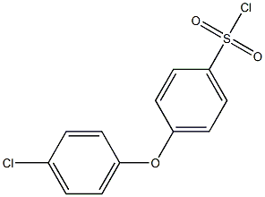 4-(4-chlorophenoxy)benzene-1-sulfonyl chloride 化学構造式