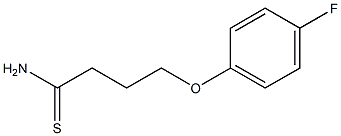 4-(4-fluorophenoxy)butanethioamide Structure