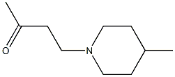 4-(4-methylpiperidin-1-yl)butan-2-one 化学構造式