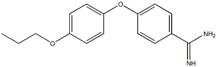 4-(4-propoxyphenoxy)benzene-1-carboximidamide