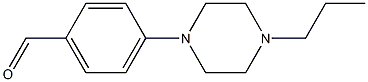 4-(4-propylpiperazin-1-yl)benzaldehyde 结构式