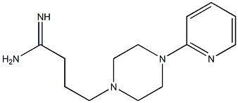 4-(4-pyridin-2-ylpiperazin-1-yl)butanimidamide Struktur