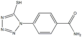 4-(5-sulfanyl-1H-1,2,3,4-tetrazol-1-yl)benzamide Structure