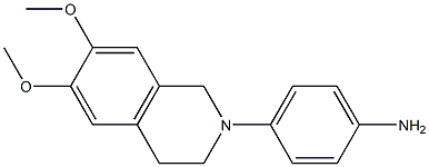 4-(6,7-dimethoxy-1,2,3,4-tetrahydroisoquinolin-2-yl)aniline Structure