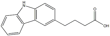 4-(9H-carbazol-3-yl)butanoic acid 结构式