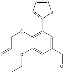 4-(allyloxy)-3-ethoxy-5-thien-2-ylbenzaldehyde