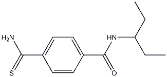 4-(aminocarbonothioyl)-N-(1-ethylpropyl)benzamide|