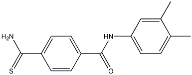4-(aminocarbonothioyl)-N-(3,4-dimethylphenyl)benzamide