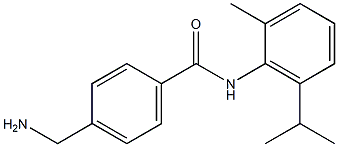 4-(aminomethyl)-N-[2-methyl-6-(propan-2-yl)phenyl]benzamide Structure