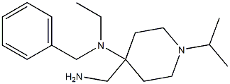  4-(aminomethyl)-N-benzyl-N-ethyl-1-(propan-2-yl)piperidin-4-amine