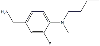 4-(aminomethyl)-N-butyl-2-fluoro-N-methylaniline 结构式
