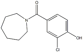 4-(azepan-1-ylcarbonyl)-2-chlorophenol Structure