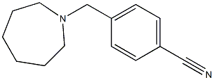 4-(azepan-1-ylmethyl)benzonitrile,,结构式