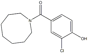 4-(azocan-1-ylcarbonyl)-2-chlorophenol 结构式