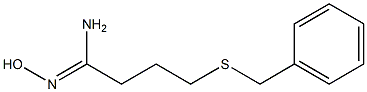 4-(benzylsulfanyl)-N'-hydroxybutanimidamide Struktur