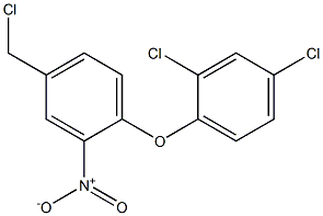 4-(chloromethyl)-1-(2,4-dichlorophenoxy)-2-nitrobenzene Struktur