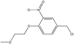 4-(chloromethyl)-1-(2-methoxyethoxy)-2-nitrobenzene