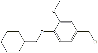  4-(chloromethyl)-1-(cyclohexylmethoxy)-2-methoxybenzene