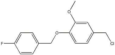 4-(chloromethyl)-1-[(4-fluorophenyl)methoxy]-2-methoxybenzene