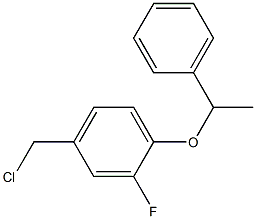 4-(chloromethyl)-2-fluoro-1-(1-phenylethoxy)benzene