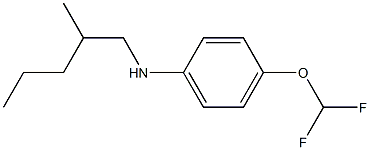 4-(difluoromethoxy)-N-(2-methylpentyl)aniline Structure