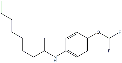 4-(difluoromethoxy)-N-(nonan-2-yl)aniline Struktur
