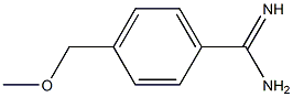 4-(methoxymethyl)benzenecarboximidamide 结构式