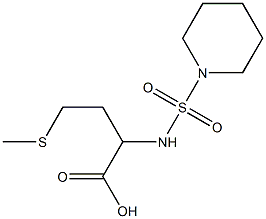 4-(methylsulfanyl)-2-[(piperidine-1-sulfonyl)amino]butanoic acid