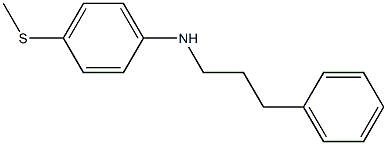 4-(methylsulfanyl)-N-(3-phenylpropyl)aniline