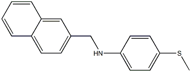  4-(methylsulfanyl)-N-(naphthalen-2-ylmethyl)aniline