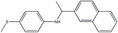 4-(methylsulfanyl)-N-[1-(naphthalen-2-yl)ethyl]aniline
