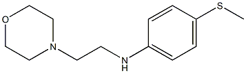  4-(methylsulfanyl)-N-[2-(morpholin-4-yl)ethyl]aniline