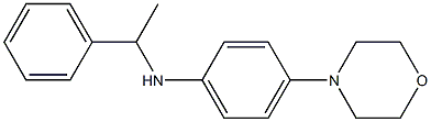 4-(morpholin-4-yl)-N-(1-phenylethyl)aniline 化学構造式