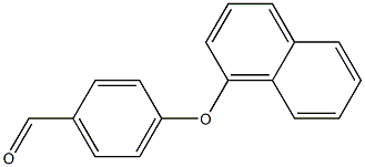 4-(naphthalen-1-yloxy)benzaldehyde Structure