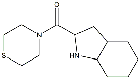 4-(octahydro-1H-indol-2-ylcarbonyl)thiomorpholine|