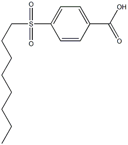 4-(octane-1-sulfonyl)benzoic acid Structure