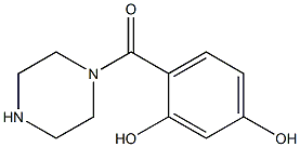 4-(piperazin-1-ylcarbonyl)benzene-1,3-diol