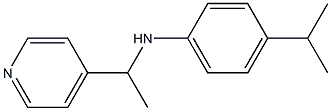 4-(propan-2-yl)-N-[1-(pyridin-4-yl)ethyl]aniline